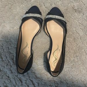 blue flat shoes
